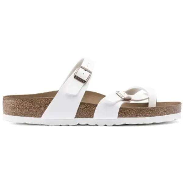 BIRKENSTOCK BIRKENSTOCK  Sandale i polusandale Mayari Birko-Flor Regular - White  BIRKENSTOCK
