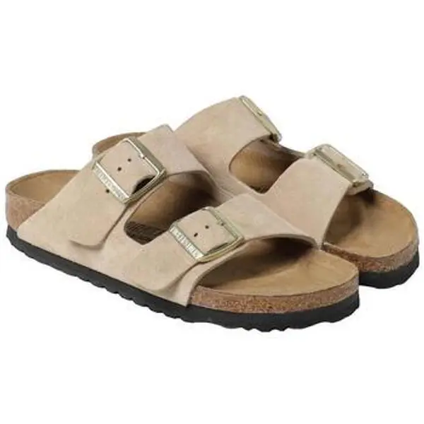 BIRKENSTOCK BIRKENSTOCK  Sandale i polusandale Sandales  Arizona Suede LEVE Sandcastle  BIRKENSTOCK