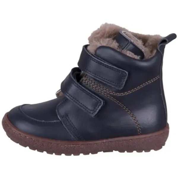 Bisgaard Bisgaard  Visoke tenisice Storm Lamb Dark Blue Leder  Bisgaard