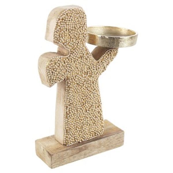 Bizzotto Bizzotto  Božićni ukrasi P.CANDELA 1P VALBERG ANGELO NAT-ORO  Bizzotto