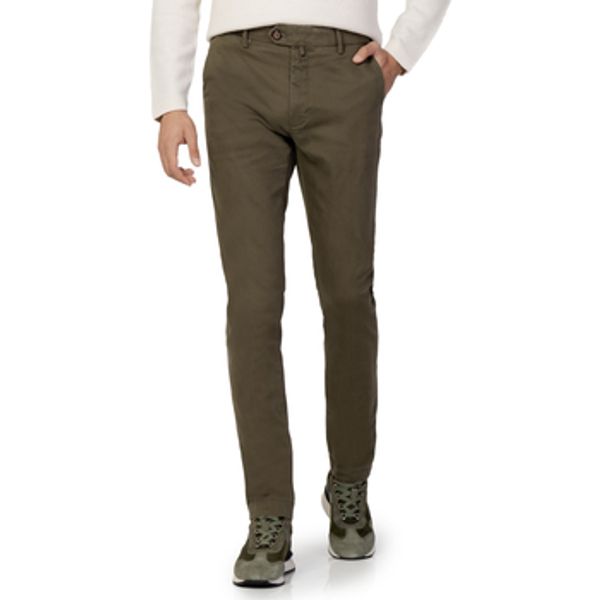 Borghese Borghese  Hlače Firenze - Pantalone Elegante Twill - Fit Slim  Borghese