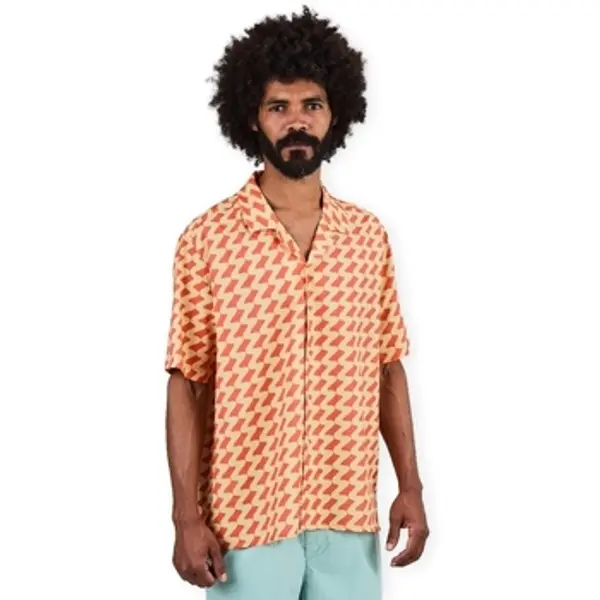 Brava Fabrics Brava Fabrics  Košulje dugih rukava Gum Aloha Shirt - Rust Red  Brava Fabrics