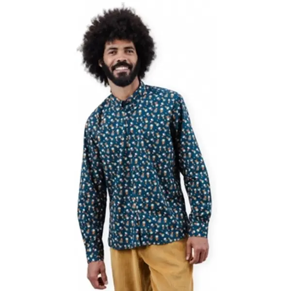 Brava Fabrics Brava Fabrics  Košulje dugih rukava Peanuts Astronaut Shirt - Blue  Brava Fabrics