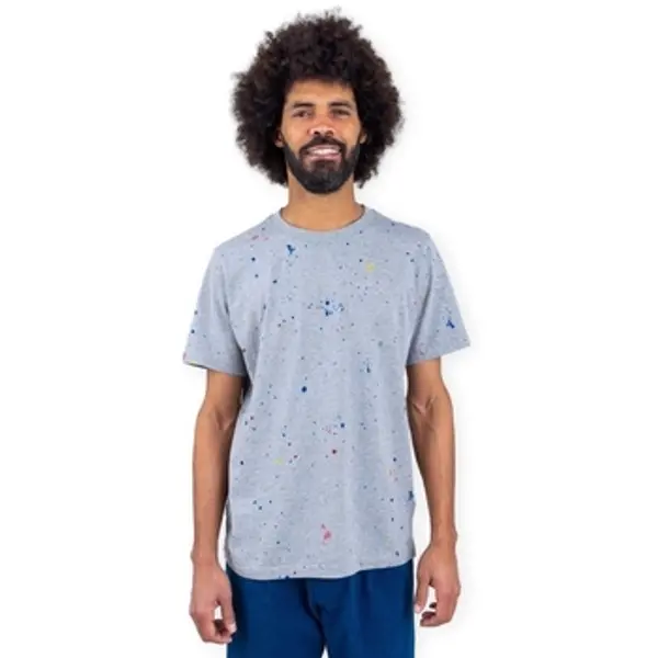 Brava Fabrics Brava Fabrics  Majice kratkih rukava Splash Paint T-Shirt - Grey  Brava Fabrics