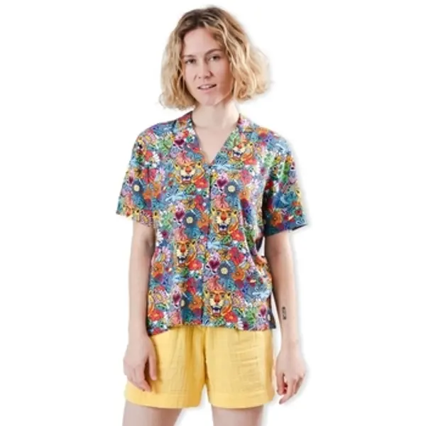 Brava Fabrics Brava Fabrics  Topovi i bluze Asis Percales Shirt - Tuttifrutti  Brava Fabrics