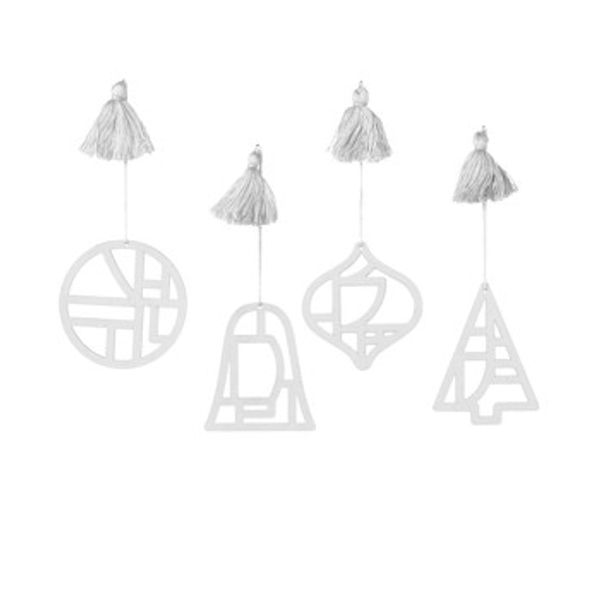 Broste Copenhagen Broste Copenhagen  Božićni ukrasi FILI X4  Broste Copenhagen