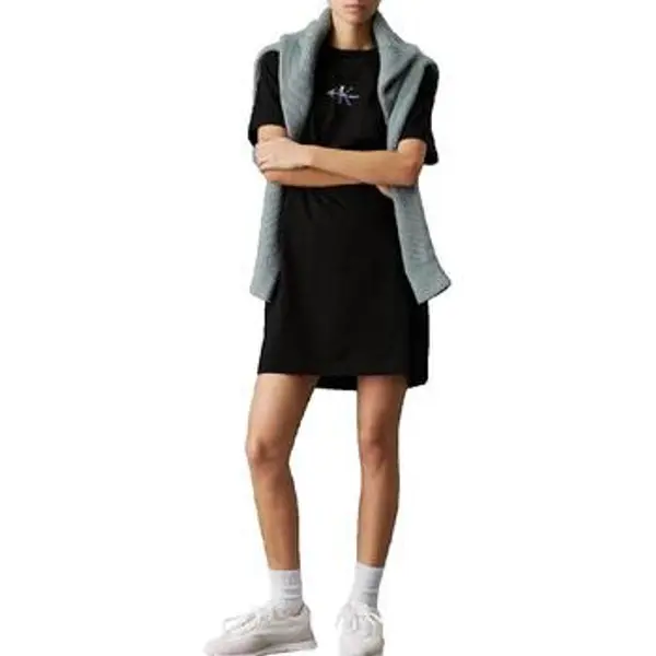 Calvin Klein Jeans Calvin Klein Jeans  Kratke haljine Robe Calvin Klein Jeans noire en jersey de coton  Calvin Klein Jeans