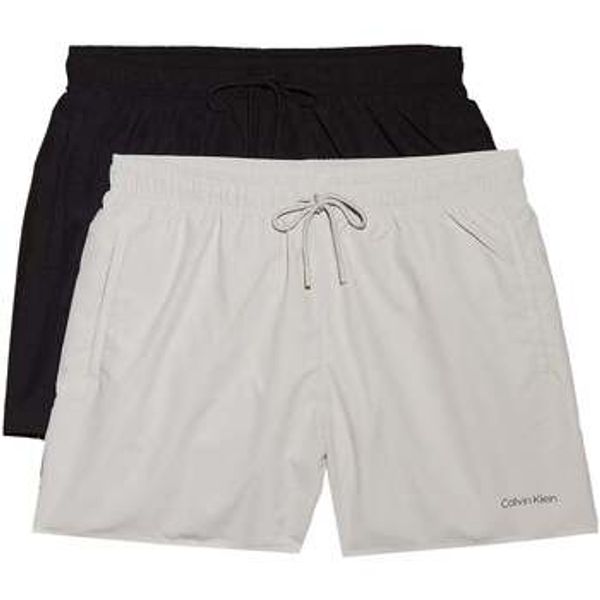 Calvin Klein Jeans Calvin Klein Jeans  Kupaći kostimi / Kupaće gaće 2 Pack Swim Shorts Black/Chalk  Calvin Klein Jeans