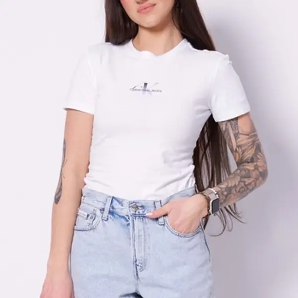Calvin Klein Jeans Calvin Klein Jeans  Majice kratkih rukava Camisetas Mujer Modèle Lv047f841g  Calvin Klein Jeans