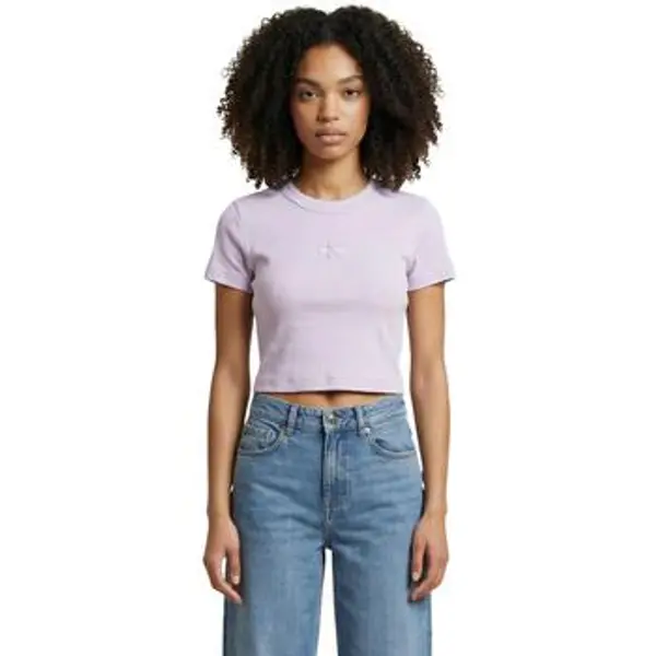 Calvin Klein Jeans Calvin Klein Jeans  Majice kratkih rukava MONOGRAM BABY TEE LV047AB802  Calvin Klein Jeans