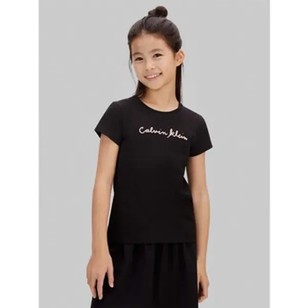 Calvin Klein Jeans Calvin Klein Jeans  Majice / Polo majice Script Logo Slim Ss  Calvin Klein Jeans