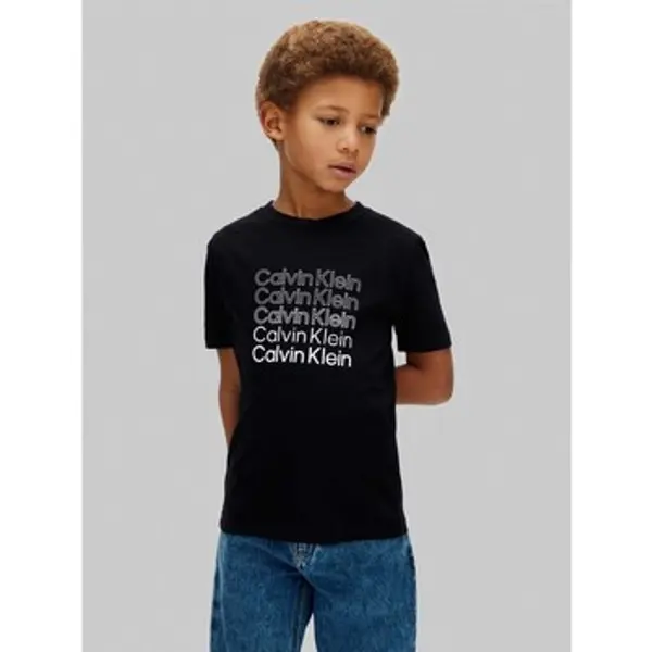 Calvin Klein Jeans Calvin Klein Jeans  Majice / Polo majice Stacked Logo Ss  Calvin Klein Jeans