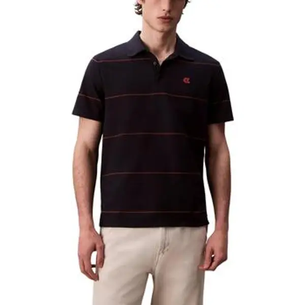 Calvin Klein Jeans Calvin Klein Jeans  Polo majice kratkih rukava SS CROSS GRAIN STRIP LV04RC269G  Calvin Klein Jeans