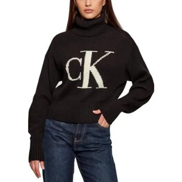 Calvin Klein Jeans Calvin Klein Jeans  Puloveri BLOWN UP CK LOOSE SWEATER CONTRA LV047D349G  Calvin Klein Jeans