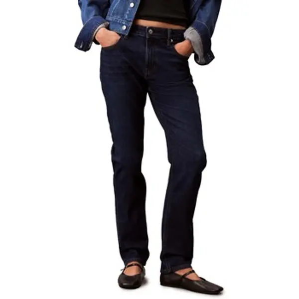 Calvin Klein Jeans Calvin Klein Jeans  Traperice ravnog kroja Mid Rise Slim e O  Calvin Klein Jeans