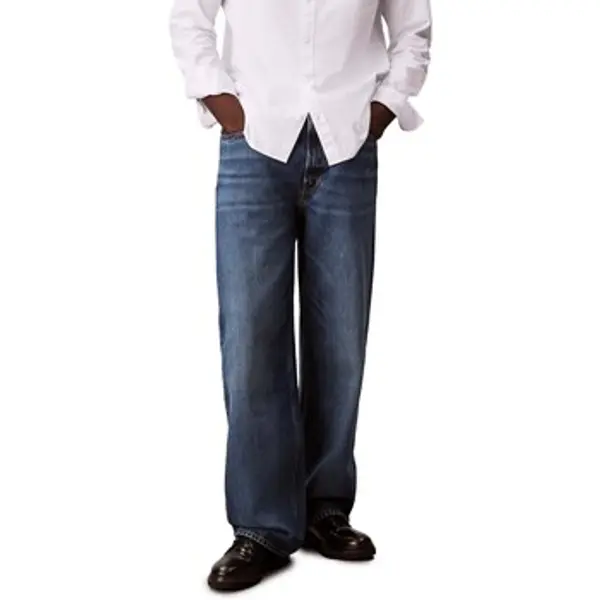Calvin Klein Jeans Calvin Klein Jeans  Trapez traperice / Sa širokim nogavicama Baggy Horizon Jean  Calvin Klein Jeans