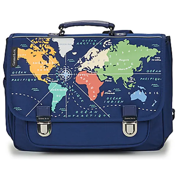 CARAMEL & CIE CARAMEL & CIE  Školske torbe CARTABLE 38 CM MAPPEMONDE  CARAMEL & CIE