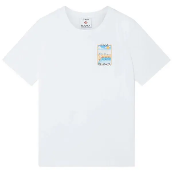 Casablanca Casablanca  Majice kratkih rukava BEACH CLUB TSHIRT WHITE  Casablanca