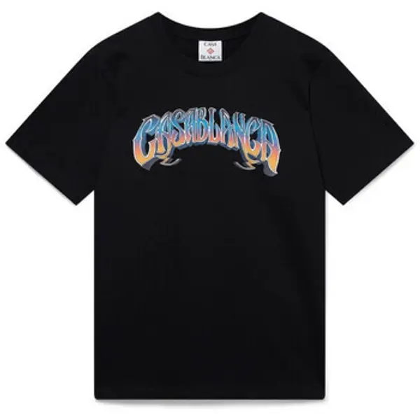 Casablanca Casablanca  Majice kratkih rukava HIPPIE  T-SHIRT NOIR  Casablanca