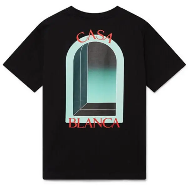 Casablanca Casablanca  Majice kratkih rukava L'ARCHE PRINTED T-SHIRT NOIR  Casablanca