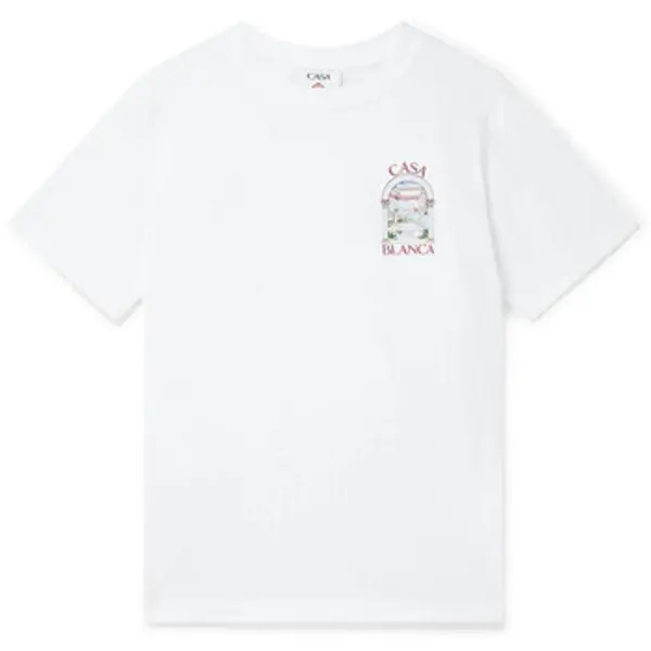 Casablanca Casablanca  Majice kratkih rukava LE PASSAGE TSHIRT WHITE  Casablanca