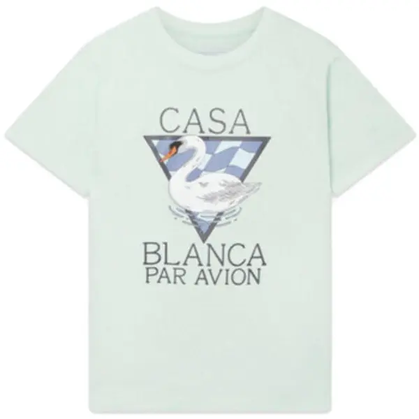 Casablanca Casablanca  Majice kratkih rukava PAR AVION T-SHIRT GREEN  Casablanca