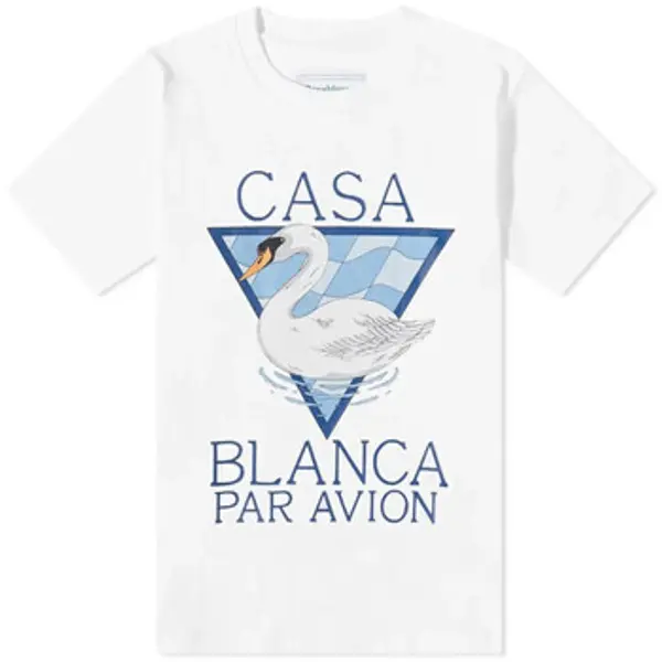 Casablanca Casablanca  Majice kratkih rukava PAR AVION T-SHIRT WHITE  Casablanca