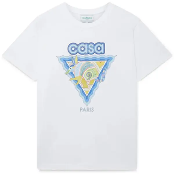 Casablanca Casablanca  Majice kratkih rukava T-SHIRT ARMADILLO WHITE  Casablanca