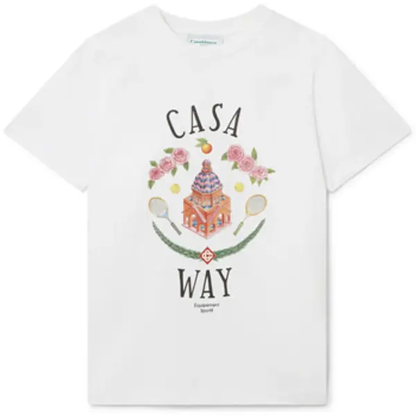 Casablanca Casablanca  Majice kratkih rukava T-SHIRT CASA WAY WHITE  Casablanca