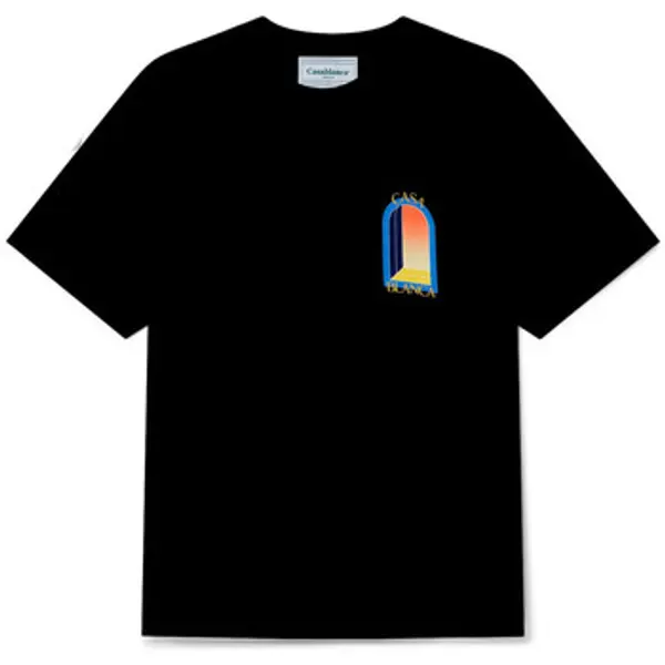 Casablanca Casablanca  Majice kratkih rukava T-SHIRT L'ARCHE DE NUIT BLACK  Casablanca