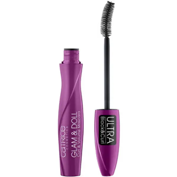 Catrice Catrice  Maskare i umjetne trepavice Mascara Curl and Volume Glam   Doll - 10 Utra Black  Catrice