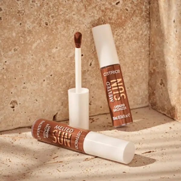 Catrice Catrice  Rumenila i puderi u kamenu Melted Sun Liquid Bronzer - 35 Toasty Tan  Catrice