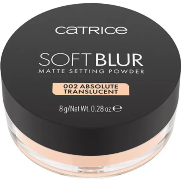 Catrice Catrice  Rumenila i puderi u kamenu Soft Blur Matte Setting Powder - 02 Absolute Translucen  Catrice