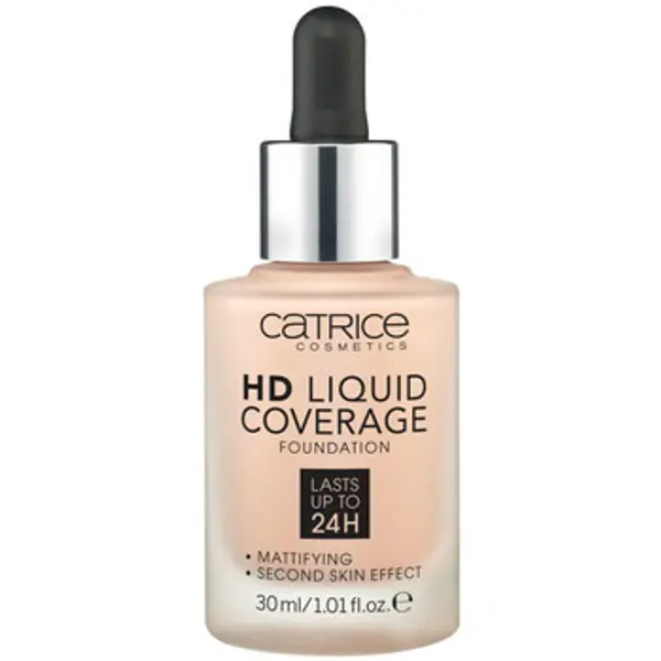 Catrice Catrice  Tekući puderi i primeri HD Coverage Liquid Foundation - 10 Light Beige  Catrice