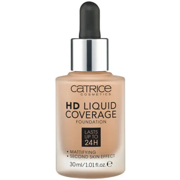 Catrice Catrice  Tekući puderi i primeri HD Coverage Liquid Foundation - 46 Camel Beige  Catrice