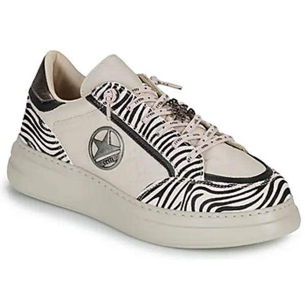 Cetti Cetti  Niske tenisice C-1401-SRA-INV26-ZEBRA-NATURE-OFF-WHITE  Cetti