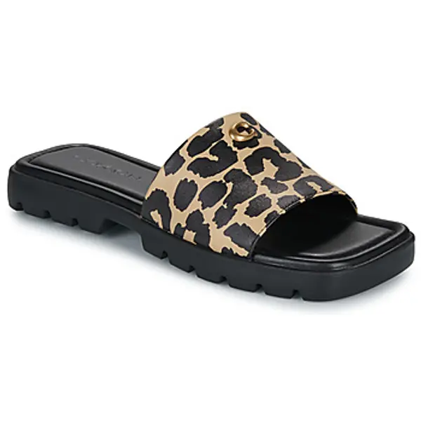 Coach Coach  Natikače FLORENCE LEOPARD PRINT SANDAL  Coach