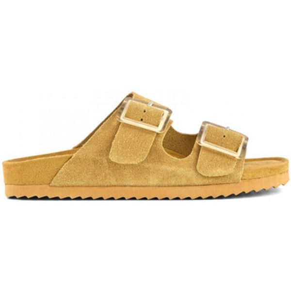 Colors of California Colors of California  Sandale i polusandale Cow suede bio with two buckles  Colors of California