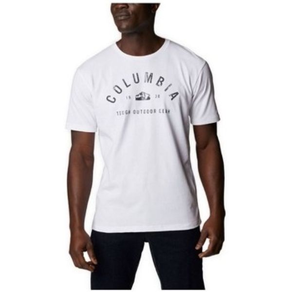 Columbia Columbia  Majice / Polo majice M GRAPHIC SS TEE BLANC  Columbia