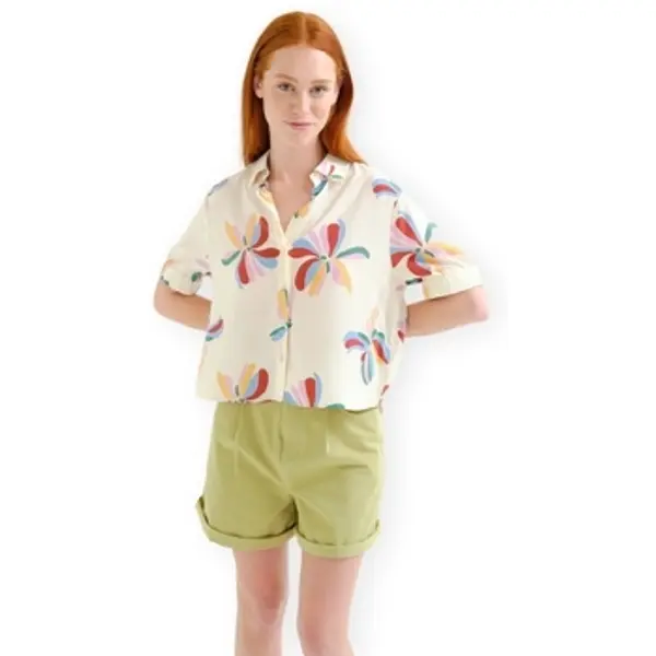Compania Fantastica Compania Fantastica  Topovi i bluze COMPAÑIA FANTÁSTICA Shirt 12100 - Flowers 12  Compania Fantastica