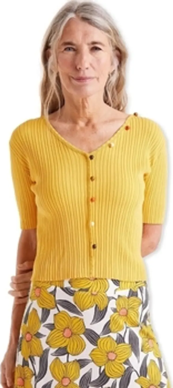 Compania Fantastica Compania Fantastica  Topovi i bluze COMPAÑIA FANTÁSTICA Top 10218 - Yellow  Compania Fantastica