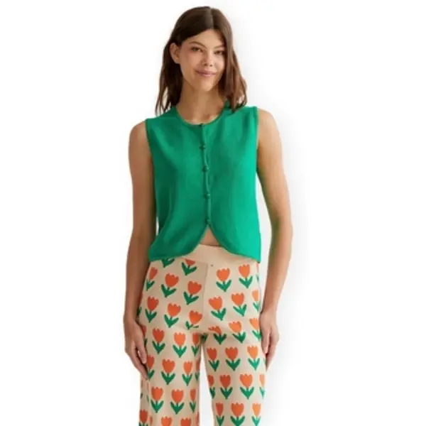 Compania Fantastica Compania Fantastica  Topovi i bluze COMPAÑIA FANTÁSTICA Top 10239 - Green  Compania Fantastica