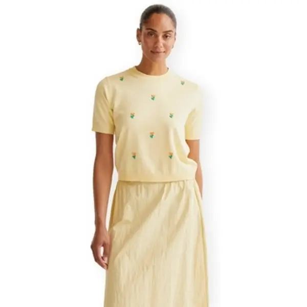 Compania Fantastica Compania Fantastica  Topovi i bluze COMPAÑIA FANTÁSTICA Top 10252 - Yellow  Compania Fantastica