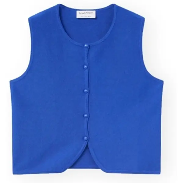 Compania Fantastica Compania Fantastica  Veste i kardigani COMPAÑIA FANTÁSTICA Top 10216 - Blue  Compania Fantastica