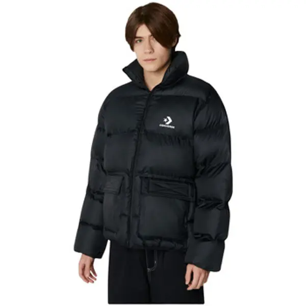 Converse Converse  Jakne Doudoune  Patch Pocket Puffer Jacket noire  Converse