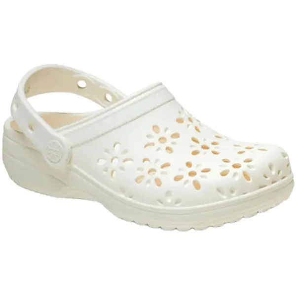 Crocs Crocs  Klompe Sabots  Classic Floral Cut Out crème  Crocs