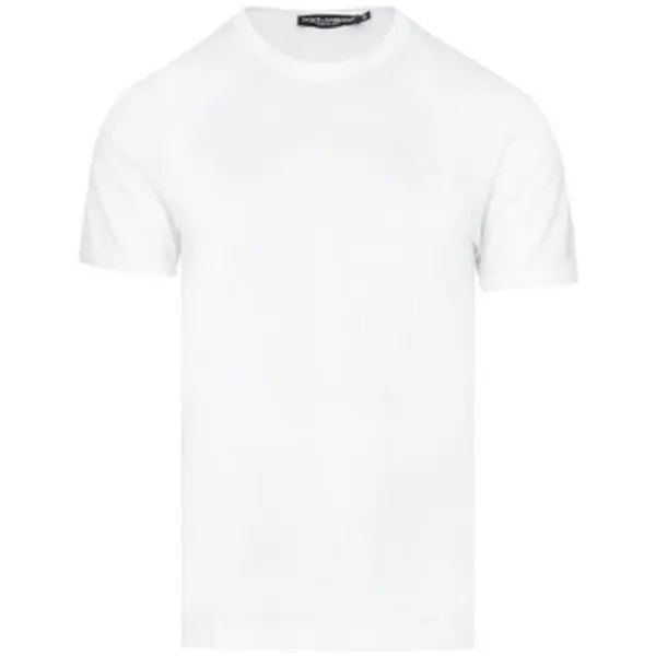 D&G D&G  Majice kratkih rukava G8JX7Z G7WRN W0800 T-SHIRT WHITE  D&G