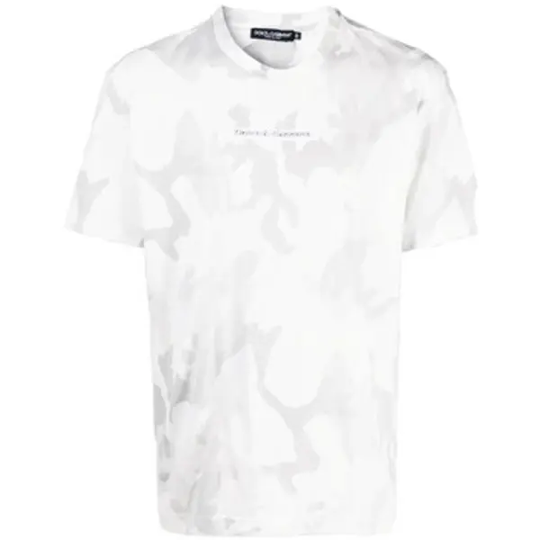 D&G D&G  Majice kratkih rukava G8MN0Z G7YEC S9000 T-SHIRT WHITE  D&G