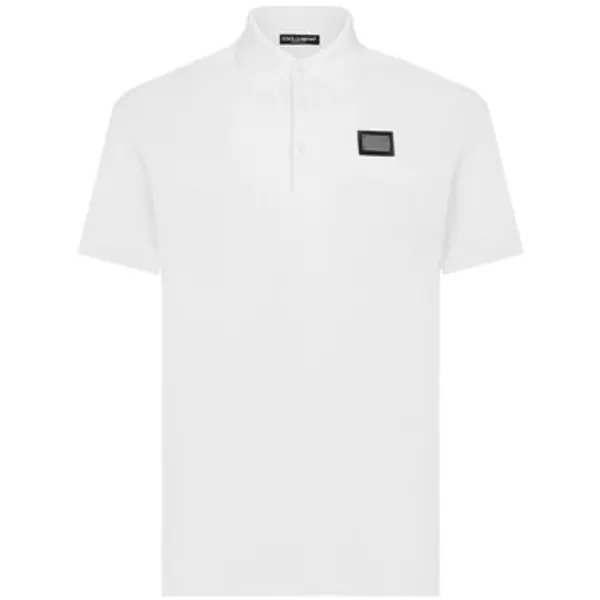 D&G D&G  Polo majice kratkih rukava G8PL4T G7F2H W0800 WHITE  D&G