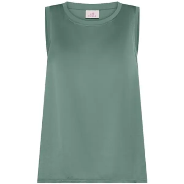 Deha Deha  Majice s naramenicama i majice bez rukava Flared Satin Front Top  Deha